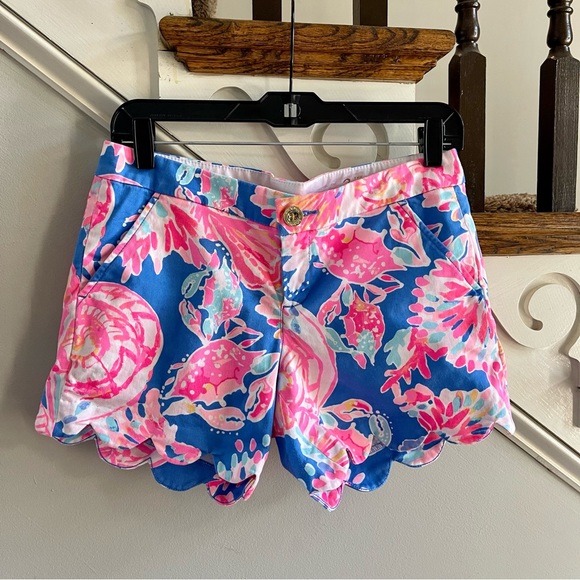 Lilly Pulitzer 5” Buttercup Bay Dreamin Stretch Shorts, Size 2 - Picture 6 of 7